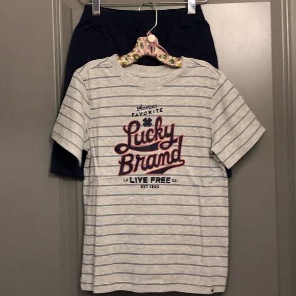 Boys Lucky Brand Short Set - Picture 2 of 5